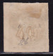 GREECE 1900 Overprints On Large Hermes Head SMALL SPACE 1½ Mm Marginal 50 L  / 40 L Grey Flesh Narrow "0" Vl. 147 A - Oblitérés