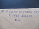 19. Mai 1945 Polish Forces Absender Displaced Persons Camp 46 Gadre Coy Pioner Korps Bla. An: Polish Red Cross London - Storia Postale