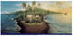 (HH 37) Norfolk Island (large Size) Fletcher's Mutiny Cyclorama (scene 3 & 4 From Set Of 6) - Norfolk Island