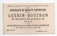 - CHROMO CHOCOLAT GUÉRIN-BOUTRON - PARIS - BOURGEOISE FRANCAISE AU XVe SIÈCLE - - Guérin-Boutron