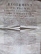 VILLENEUVE LES BEZIERS 1783: Réglement De Police...affiche 36x45 Cm.    état ,voir Photos. - Documentos Históricos