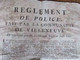 VILLENEUVE LES BEZIERS 1783: Réglement De Police...affiche 36x45 Cm.    état ,voir Photos. - Documentos Históricos