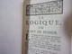 1738 Philosophie. Antoine Arnauld & Pierre Nicole. La Logique Ou L'Art De Penser - Jusque 1700