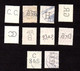 DEUTCHLAND - ALLEMAGNE - GERMANY - DUITSLAND - 10 Perforés - 10 Lochung - 10 Perfins - Perforiert/Gezähnt