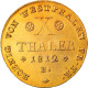 Monnaie, Etats Allemands, WESTPHALIA, Jerome, 10 Thaler, 1812, Brunswick, SPL - Goldmünzen