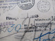 USA 1931 Irrläufer über Polen Und Die Schweiz Jeweils Mit Nachporto Marken Viele Stempel Und Vermerke Retour / Ungültig - Covers & Documents