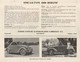 < Automobile Auto Voiture Car >> Publicité Folder Feuille 2p. Simca 8 Type 1200 Berline, Cabriolet, Coupé, Hollande - Cars