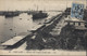 CPA Port Saïd Harbour And François Joseph Quay YT Port Saïd 41 Mouchon 25c Bleu Surcharge 10 Millièmes Egypte - Covers & Documents