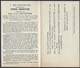 BP052 - BIDPRENT - DOODSPRENT - EMMA DEMEYER - WOUMEN 1886 /  TORHOUT 1949 - Other & Unclassified