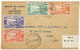 1939-64 NOUVELLES HEBRIDES 3 LETTRES RECOMMANDEES AVEC ETIQUETTES DE RECOMMANDATION DIFFERENTES - Covers & Documents