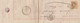 LETTRE. 1 AVRIL 1871. CREDIT AGRICOLE D'AVIGNON. N° 43 ( 4 BELLES MARGES, 2 VOISINS). POUR THOR VAUCLUSE. PERLE T24 - 1849-1876: Klassik