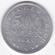 République De Weimar 500 Mark 1923 A Berlin , En Aluminium - 200 & 500 Mark