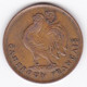 CAMEROUN FRANCAIS .1 FRANC 1943. BRONZE. LEC 14 - Camerun