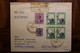 1949 Iraq Air Mail Cover Enveloppe Allemagne Werdhol Irak Bloc Basrah Bassorah Registered Par Avion Recommandé - Iraq