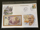 Delcampe - Euro Souvenir Banknote Cover Mahatma Mohandas Gandhi India 150th Anniversary Angola Banknotenbrief - Mahatma Gandhi