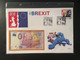 Delcampe - Euro Souvenir Banknote Cover Brexit United Kingdome Central Africa European Union Banknotenbrief - Privéproeven