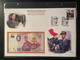 Delcampe - Euro Souvenir Banknote Cover Général Charles De Gaulle Appel 18 Juin 130ème 80ème 50ème Annivers Djibouti Banknotenbrief - Pruebas Privadas