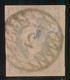 1851, 1 Ngr. Friedrich August Voll- Bis Breitrandiges Kabinettstück M. Nummernstempel "2" - Saxony