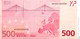 500 EURO ALEMANIA(X) Low Nummer, R010 Año 2002, Segunda Firma TRICHET, Very Scarce - 500 Euro