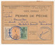 FRANCE - Carte Fédérale Permis De Pêche VAR 1960 - Fiscaux Taxe Piscicole Ordinaire + Supplément Lancer + Cotisation... - Other & Unclassified