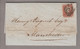 Grossbritannien 1845-12-11 London Brief Nach Manchester Mit 1 P. Ungezähnt - Cartas & Documentos
