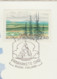 FINLAND  POST CARD FINLANDIA 95 WORLD EXHIBITION National Park Stamp + OSLO NORWAY URNES WOOD CHURCH CANCELLED - Storia Postale