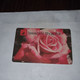 Albania-rose-(200impulse)-(21)-(2000-066453)-tirage-?-used Card+1card Prepiad Free - Albania