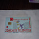 Albania-rose-(200impulse)-(22)-(2000-065094)-tirage-?-used Card+1card Prepiad Free - Albanie