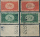 United States,U.S.A,Revenue Stamps DISTRICT OF COLUMBIA BEVERAGE TAX PAID 1/8 & 1/16 GALLON,Perf & Imperf & Perfin -Used - Perforados