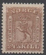 NORVEGIA - Norge - Norwegen - Norway - 1863/66 - 24 Skill - Yvert 10 - New - See Back Scan - Neufs