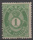 NORVEGIA - Norge - Norwegen - Norway - 1872/75 - 1 Sk - Yvert 16 - New - See Back Scan - Ongebruikt