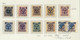 4410 Sweden Sverige Schweden 1917 Used Set Mi 97 - 106 - Andere & Zonder Classificatie