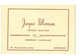 PERPIGNAN - ARTISAN BIJOUTIER JACQUES SILBERMANN GRENAT CATALAN - CDV - Visiting Cards