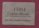 140221 - TICKET CHEMIN DE FER TRAM METRO TRAIN - ALLEMAGNE 14381 CONTRE MARKE Billet - Europe