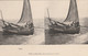 ETRETAT 5 CARTES STEREOSCOPIQUES PECHE BARQUES PRECURSEURS RARES - Etretat