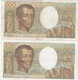 Bon Lot De 5 Billets De 200 Francs De 1981. - Mezclas - Billetes