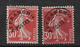 France  Préoblitéré   N° 58  Et  61   Neufs   *     B/TB    Voir Scans       - 1893-1947