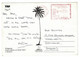 Ref 1468 - 1985 Postcard - Puerto Galera Mindoro Philippines - Meter Mark To Birmingham UK - Filippine