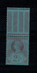 Ref 1469 - GB Victoria 1887-1900 2 1/2d SG 201 - MNH Stamp With Gutter Selvedge - Unused Stamps