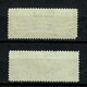 Ref 1469 - USA 1939 - 2 X Air Stamps (Different Unlisted Colour Print Error) - Used Stamps - 1a. 1918-1940 Oblitérés