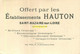 Chromo établissements Hauton à St Nazaire, Histoire Sans Parole, Le Repas D'une Chèvre, Vieille Dame Et Perruque - Other & Unclassified