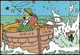 6 Cartes Postal / Postkaarten - Enliacées - Kuifje/Tintin -Milou/Bobbie -Haddock -Tournesol/Zonnebloem -Dupond Et Dupont - Philabédés (comics)