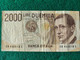 Italia  2000 Lire 1990 - 2000 Lire