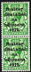 EIRE IRELAND 1922 ½d Green SG 26 Coil Pair One Mounted One Unmounted Mint - Unused Stamps