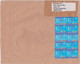 ARGENTINE 2008 Enveloppe Recommandée Vers La France Affranchissements Multiples Originaux Timbres U.P. Au Dos A Voir - Cartas & Documentos