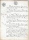 1863 ROMENAY (71) - OBLIGATION J. ROUX ET M. BOUVIER (LA BROSSE) A C. GAUTHIER (SOLDAT EN CONGE) - DOCUMENT 4 PAGES - Documents Historiques