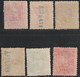 1922. * Edifil: 310/12, 314, 317, 319. ALFONSO XIII-VAQUER - Unused Stamps