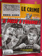 Fluide Glacial Hors Série Le Crime N° 25 De 2003. Gotlib Maester Binet Lob édika Hugot Tardi Boucq Pichon Luz - Fluide Glacial