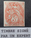 R1491/45 - 1900/1924 - TYPE BLANC - NON DENTELE - N°109d NEUF* LUXE ➤➤➤ Timbre Signé ROUMET Expert - 1900-29 Blanc