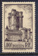 FRANKREICH 1938 10 Fr. Festungsturm Vincennes Schwarzbraun Postfrischer ABART!!! - Unused Stamps